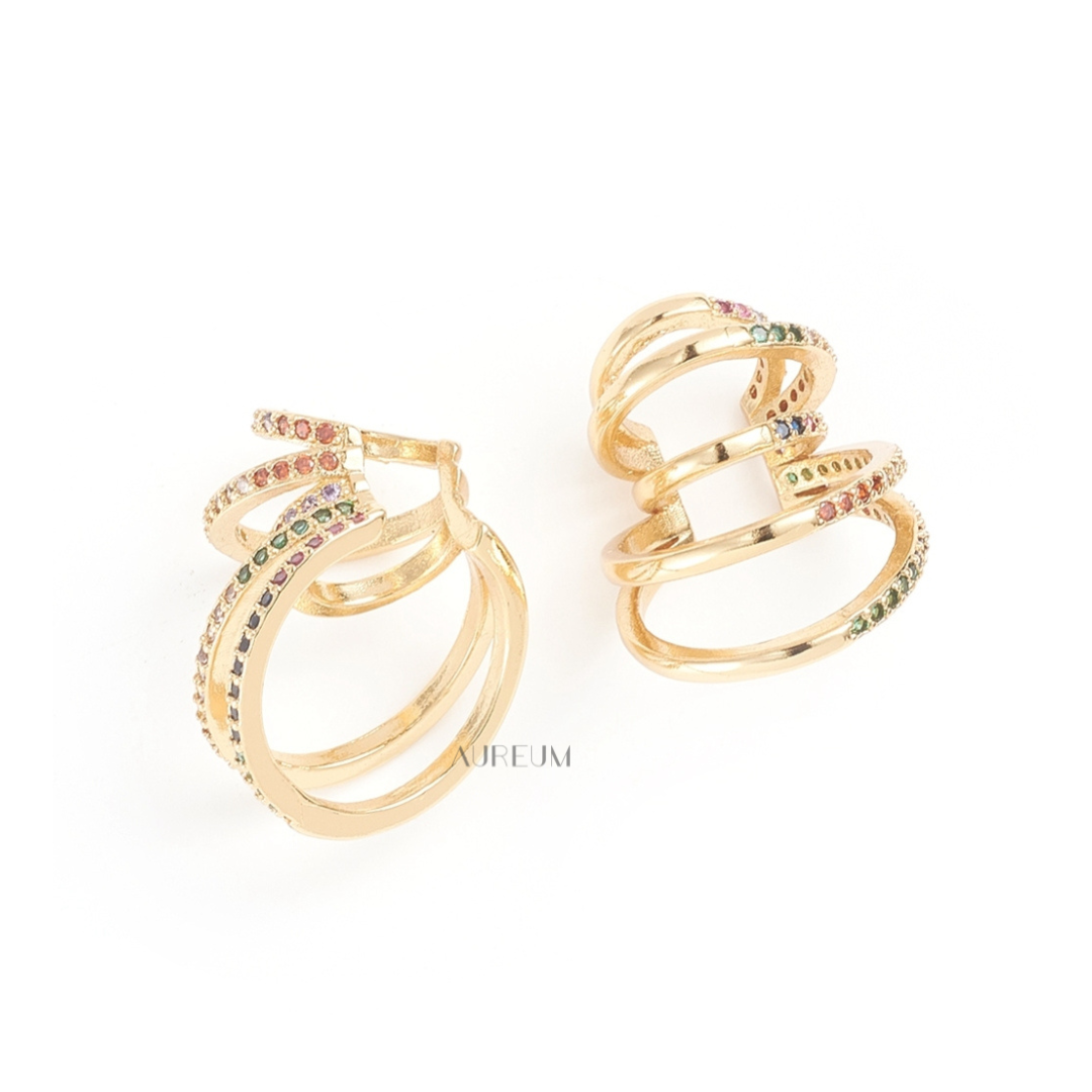 Rainbow Earcuff